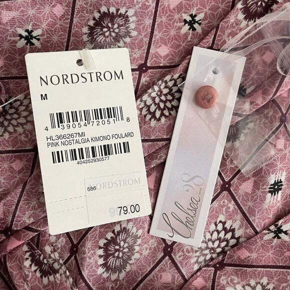 Chelsea28 Satin Wrap Kimono Blouse - Picture 4 of 4